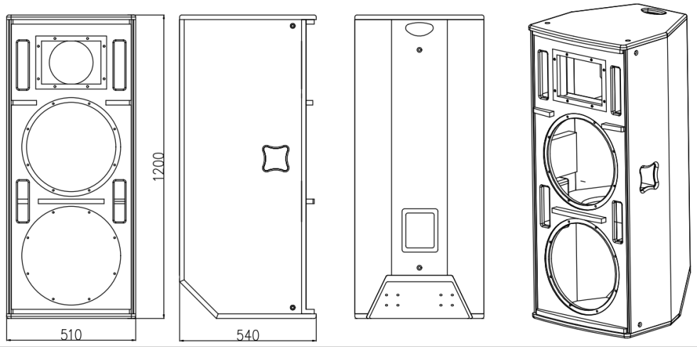 LS-215 enceintes colonnes